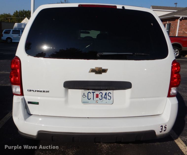 image for item GR9952 2008 Chevrolet Uplander  Braun Entervan handicap accessible van