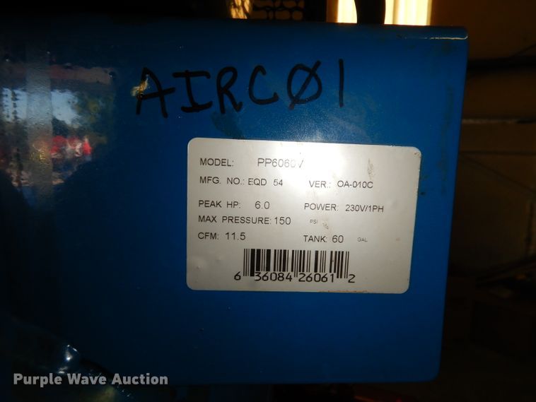 image for item HA9750 Cummins PP6060V air compressor