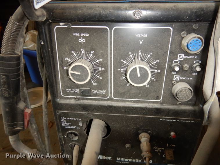 image for item HA9769 Miller Millermatic 250 CV/DC wire welder