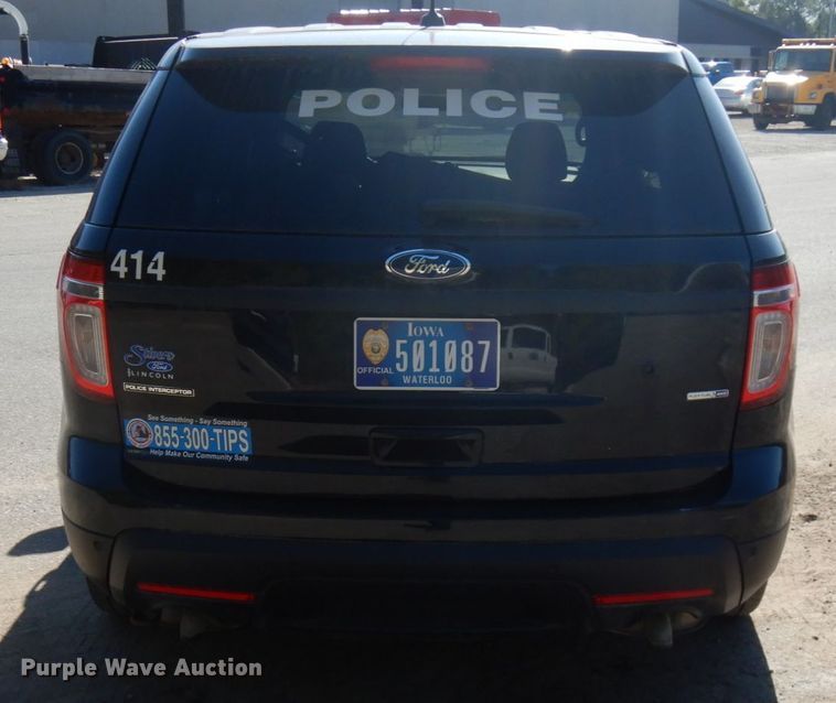 image for item HD9039 2014 Ford Explorer Police Interceptor  SUV