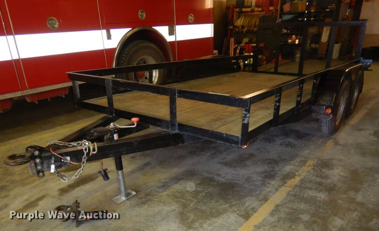image for item HD9499 2012 Jim's Trailer Manufacturing utility trailer