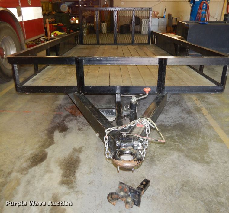 image for item HD9499 2012 Jim's Trailer Manufacturing utility trailer