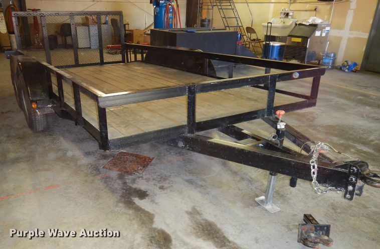 image for item HD9499 2012 Jim's Trailer Manufacturing utility trailer