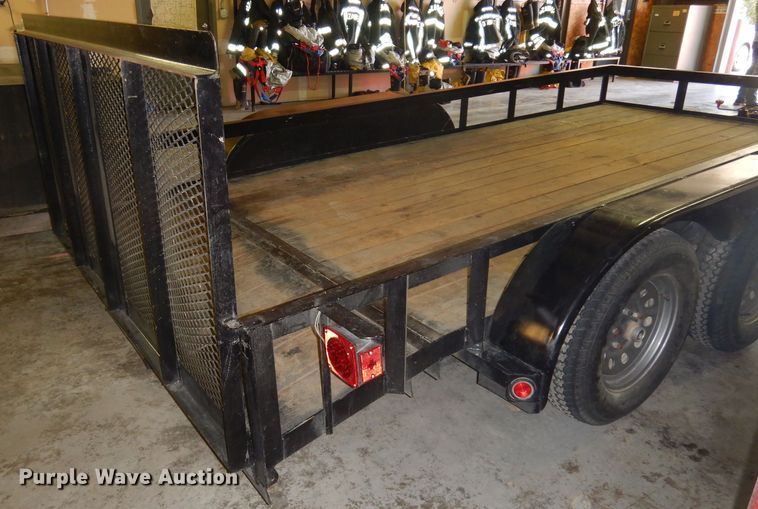 image for item HD9499 2012 Jim's Trailer Manufacturing utility trailer