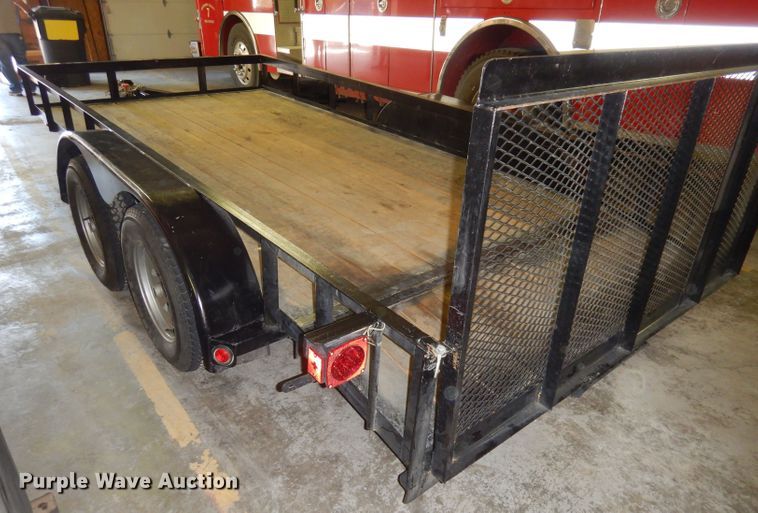 image for item HD9499 2012 Jim's Trailer Manufacturing utility trailer