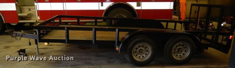 image for item HD9499 2012 Jim's Trailer Manufacturing utility trailer