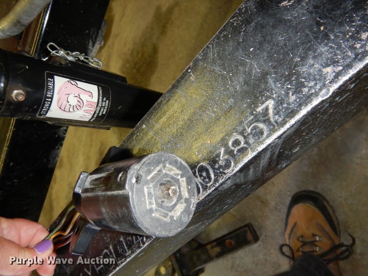 image for item HD9499 2012 Jim's Trailer Manufacturing utility trailer