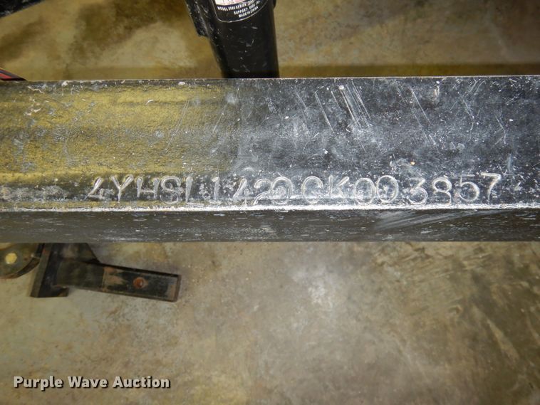 image for item HD9499 2012 Jim's Trailer Manufacturing utility trailer