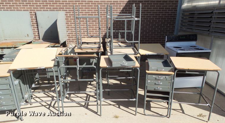 image for item HF9616 Approximately 15 drafting tables