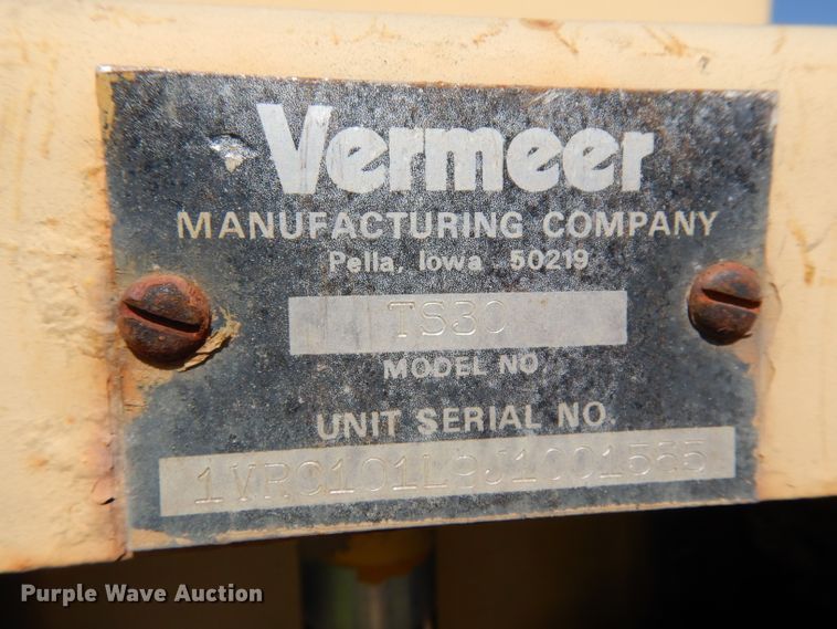 image for item HN9365 1988 Vermeer TS-30 tree spade