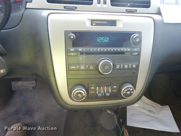 image for item HN9367 2010 Chevrolet Impala Police Cruiser