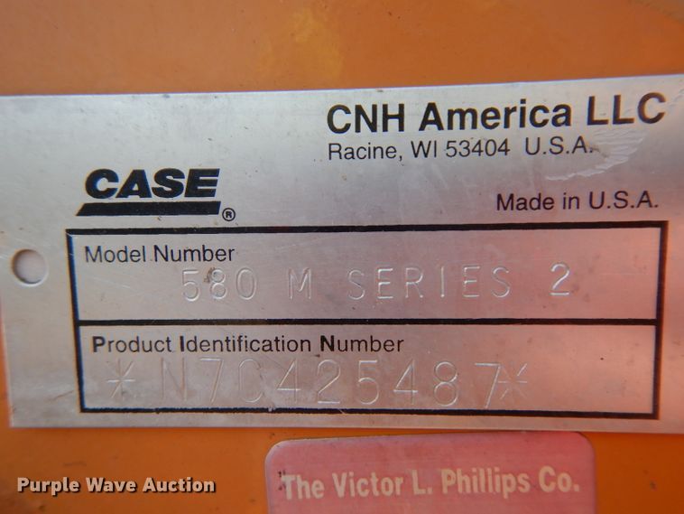 image for item HN9368 Case 580M Series 2  backhoe