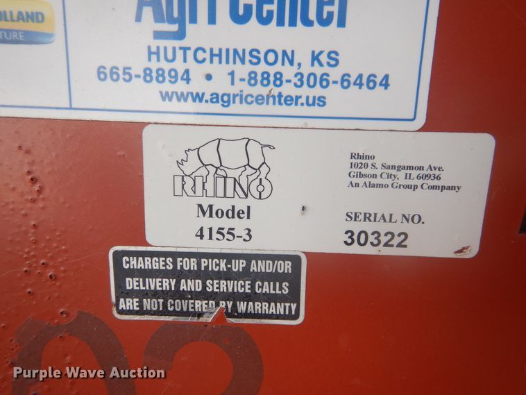 image for item HO9230 Rhino 4155-3 batwing rotary mower