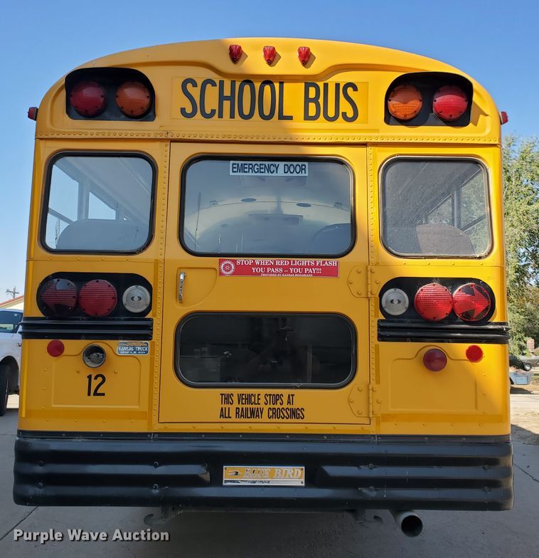 image for item HO9721 1998 International 3800 Blue Bird  school bus