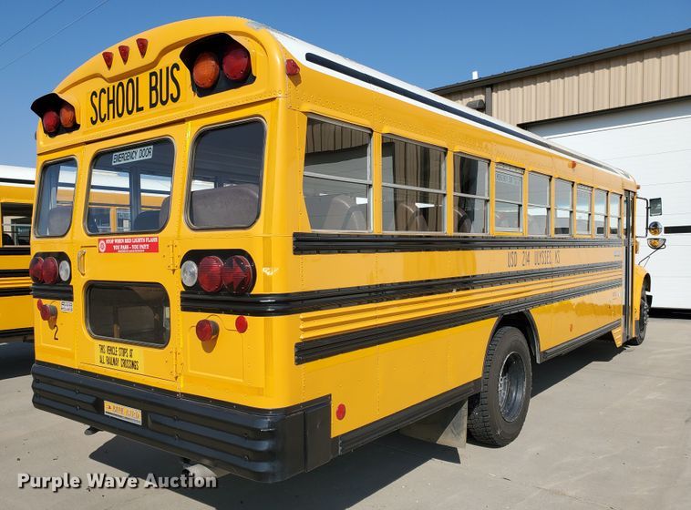 image for item HO9722 1998 International 3800 Blue Bird  school bus