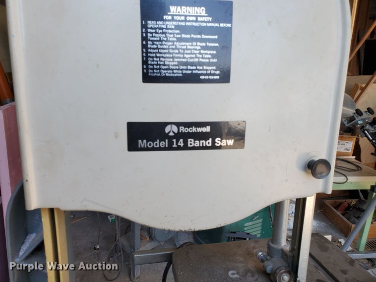 image for item HO9725 Rockwell 14 bandsaw