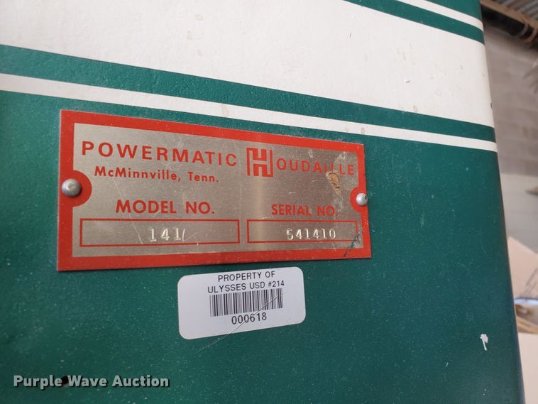 image for item HO9727 Powermatic 141 bandsaw