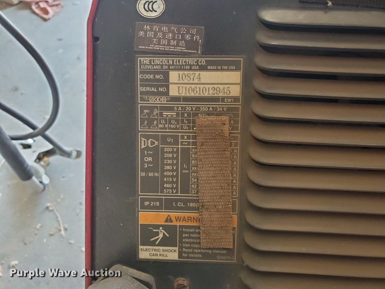 image for item HO9730 Lincoln Invertec V350-PRO welder