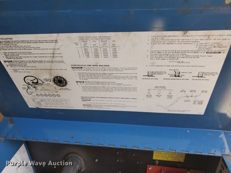 image for item HO9732 Miller Millermatic 35 MIG welder