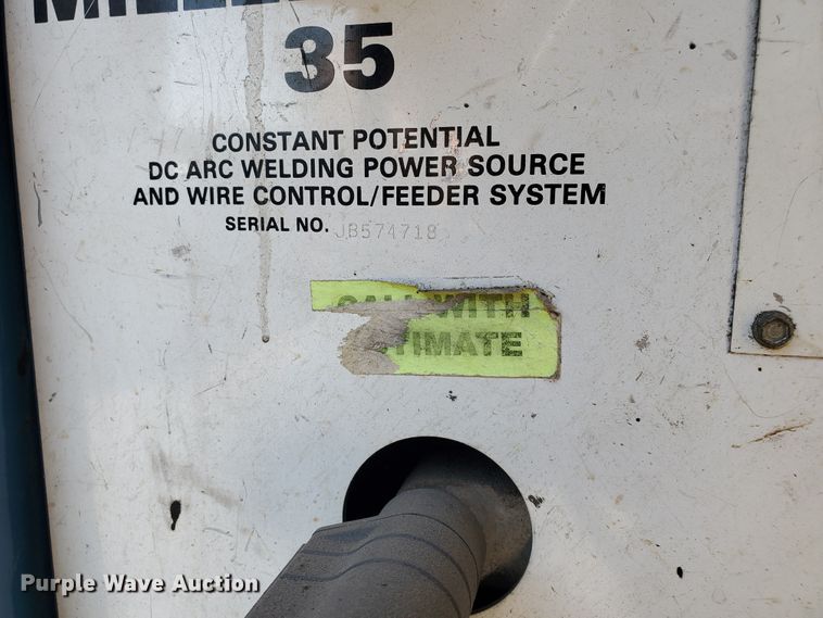 image for item HO9732 Miller Millermatic 35 MIG welder