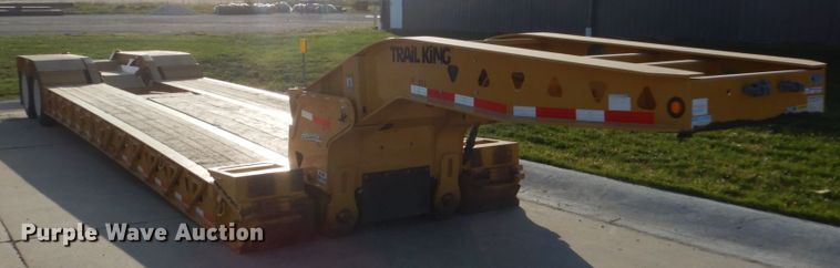 image for item HS9287 2017 Trail King TK70HDG lowboy equipment trailer