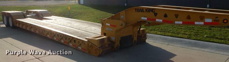 image for item HS9287 2017 Trail King TK70HDG lowboy equipment trailer
