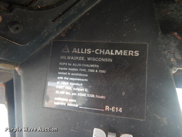 image for item DG4610 1977 Allis Chalmers 7060  tractor