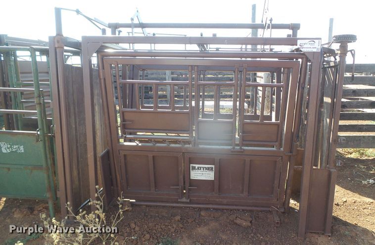 image for item DG8301 Blattner steel livestock chute