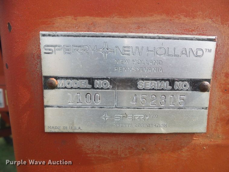 image for item DG8303 New Holland 1100  windrower