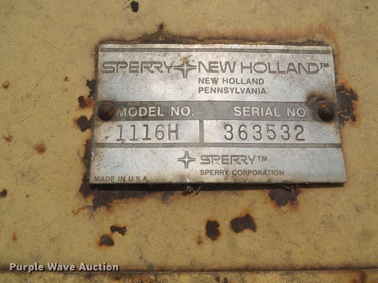 image for item DG8303 New Holland 1100  windrower