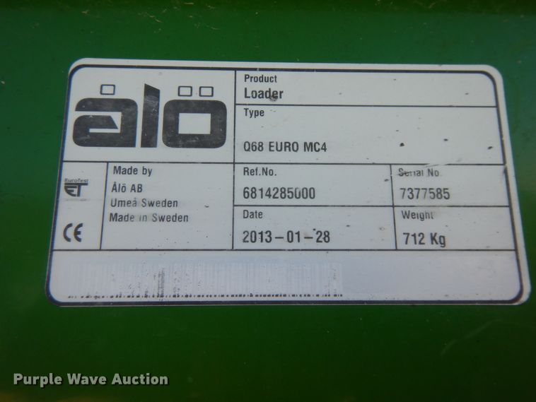 image for item DH0111 2013 ALO Quicke loader