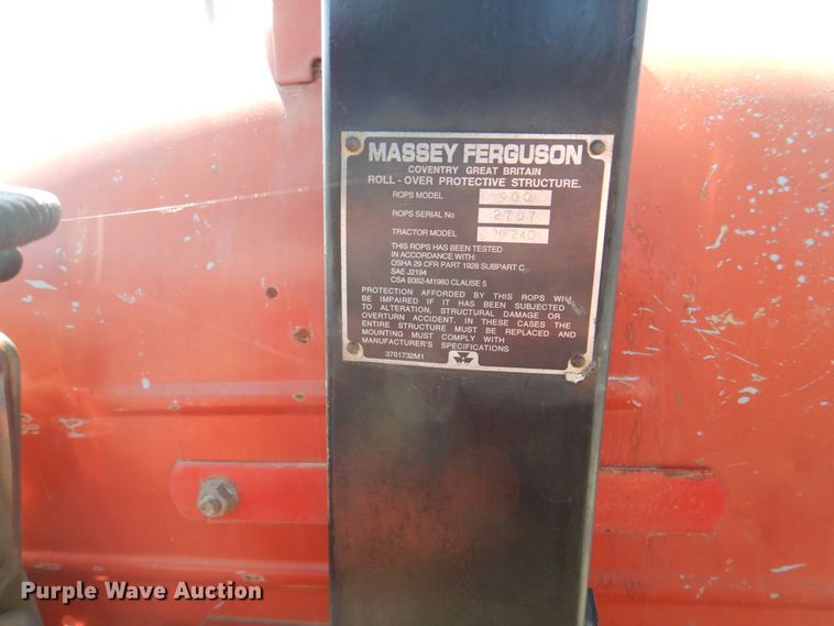 image for item DH5383 Massey-Ferguson 250  tractor