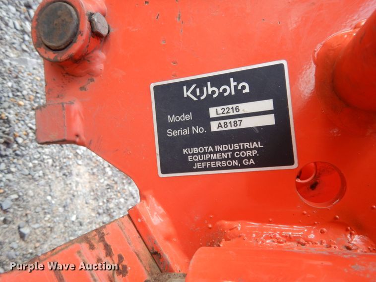 image for item DJ6609 2017 Kubota L3901D  MFWD tractor