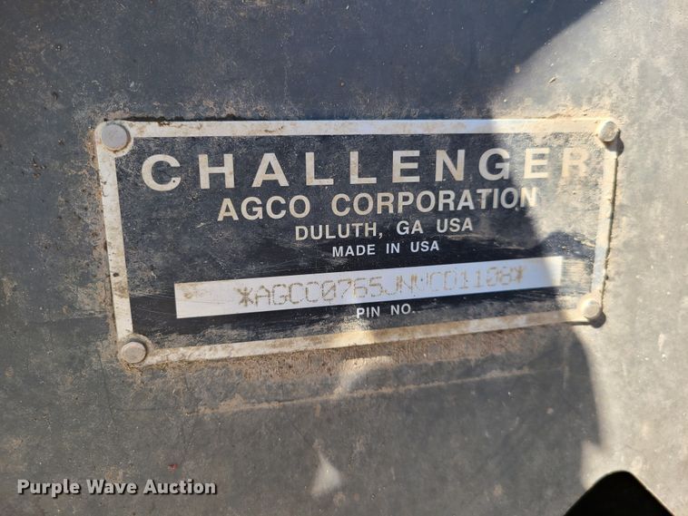 image for item DY9961 2010 Challenger MT765C  tractor