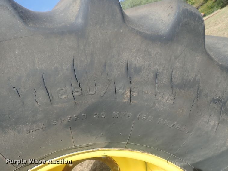 image for item GN9074 (2) 1250/42-32 tires and wheels