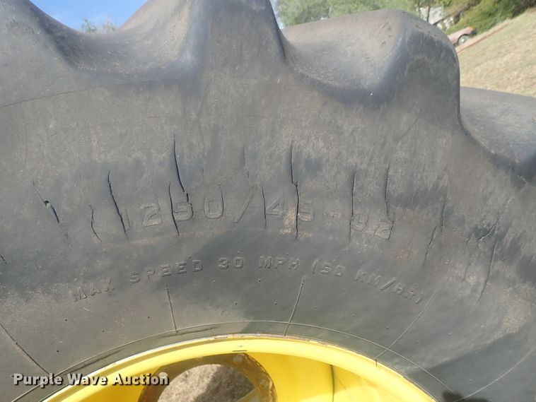 image for item GN9074 (2) 1250/42-32 tires and wheels