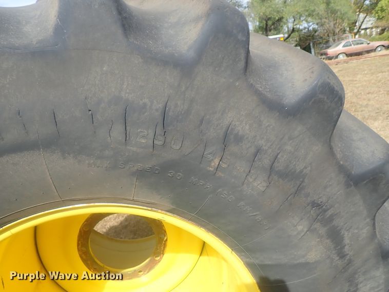 image for item GN9074 (2) 1250/42-32 tires and wheels