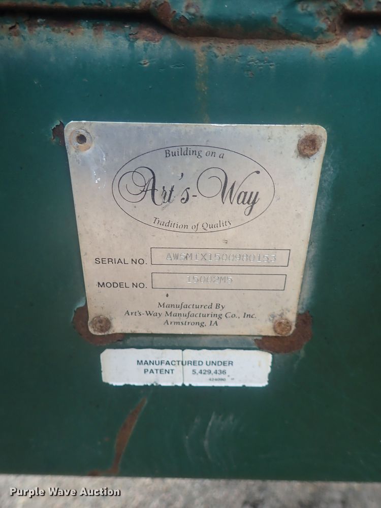 image for item GN9171 Art's Way SupRaMix 1500 Ration feed mixer