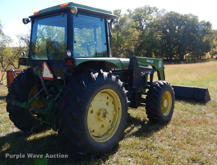 image for item HN9306 1988 John Deere 2955  MFWD tractor