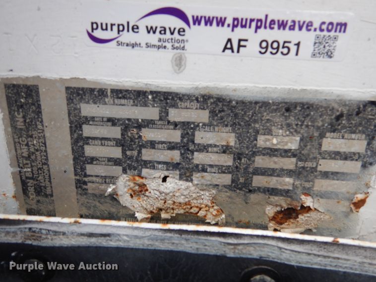 image for item AF9951 1998 Corn Belt S-4202-W bottom dump trailer