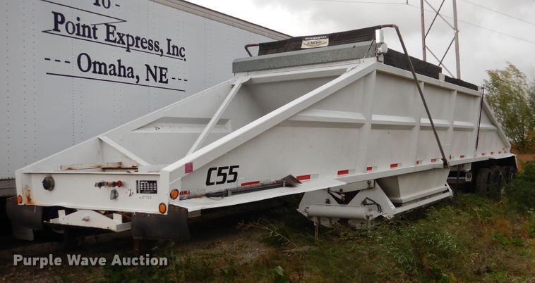 image for item AF9952 1998 Corn Belt S4202-W bottom dump trailer