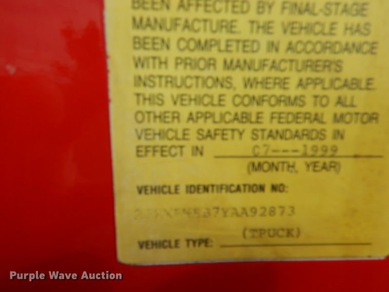 image for item AF9955 1999 Sterling L-Line  roll off container truck