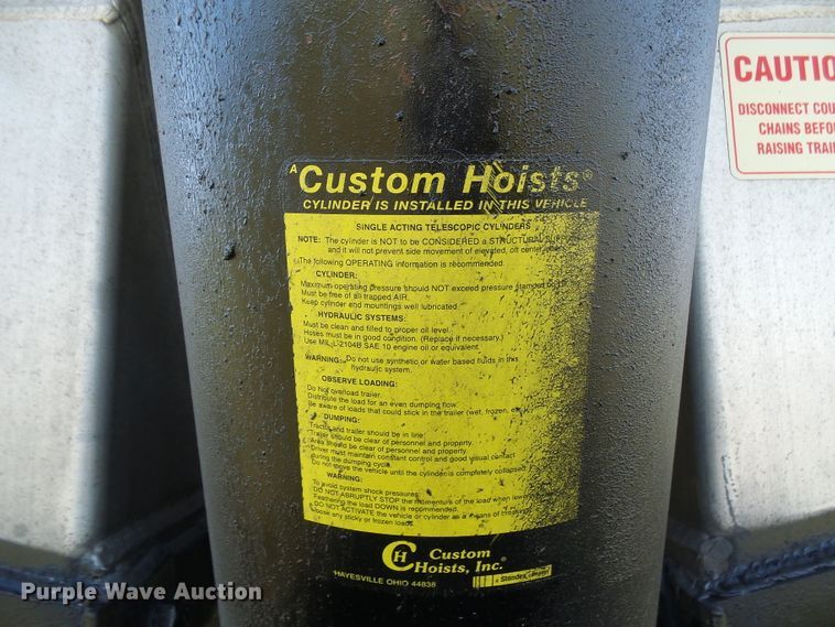 image for item DC2961 2008 Everlite end dump trailer