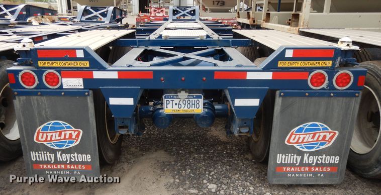 image for item DH0086 2019 Cheetah Chassis Sandmaster chassis trailer