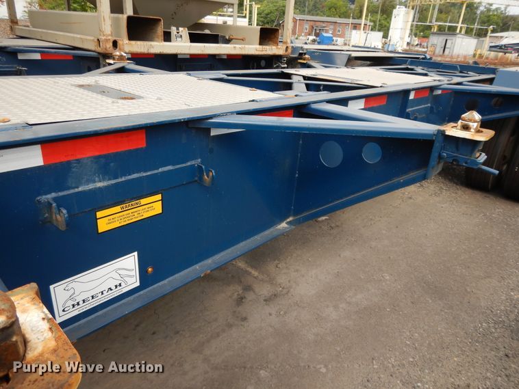 image for item DH0086 2019 Cheetah Chassis Sandmaster chassis trailer