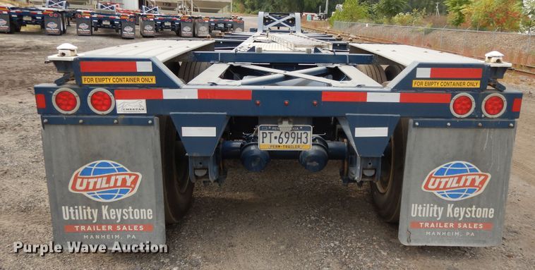 image for item DH0089 2019 Cheetah Chassis Sandmaster chassis trailer