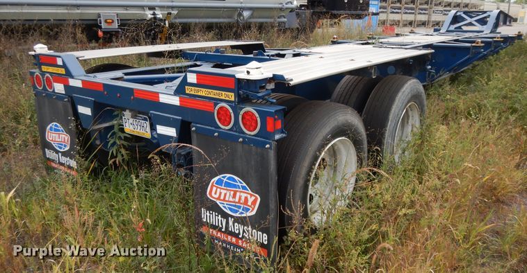 image for item DH0091 2019 Cheetah Chassis Sandmaster chassis trailer