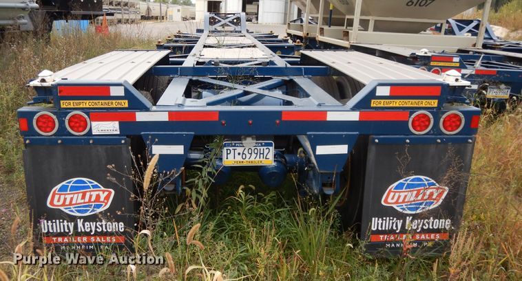 image for item DH0091 2019 Cheetah Chassis Sandmaster chassis trailer