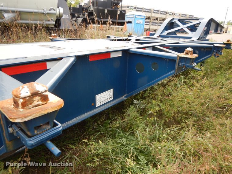 image for item DH0091 2019 Cheetah Chassis Sandmaster chassis trailer