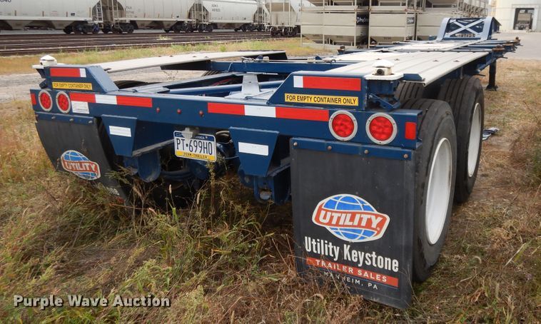 image for item DH0092 2019 Cheetah Chassis Sandmaster chassis trailer